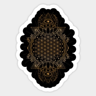 Flower Of Life | Sun and Moon Sticker